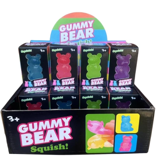 Gummy Bear Squishy Squeeze Toy close-up detail