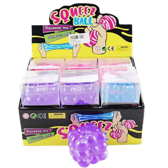 Bubble Cube Squishy Squeeze Toy packaged view