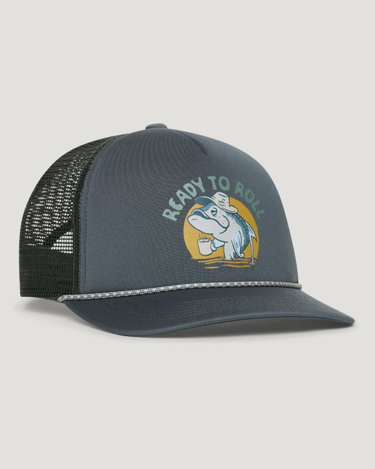 Free Fly Morning Person Foam Trucker Hat F0093 2 side view