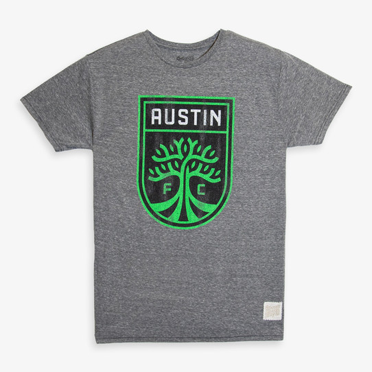 Retro Brand Austin FC Primary Logo Tee in AUS FC Primary Logo colorway front view