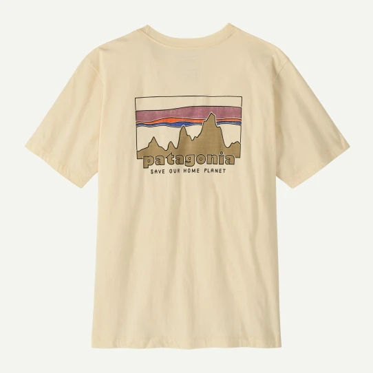 Patagonia Men's 73' Skyline Tee Undyed Natural front view