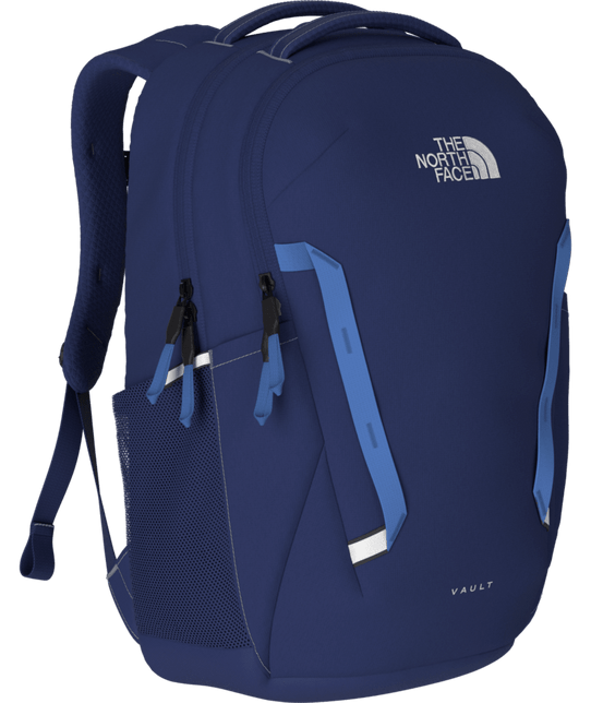 The North Face Vault Backpack in Bold Blue/Active Blue pack view