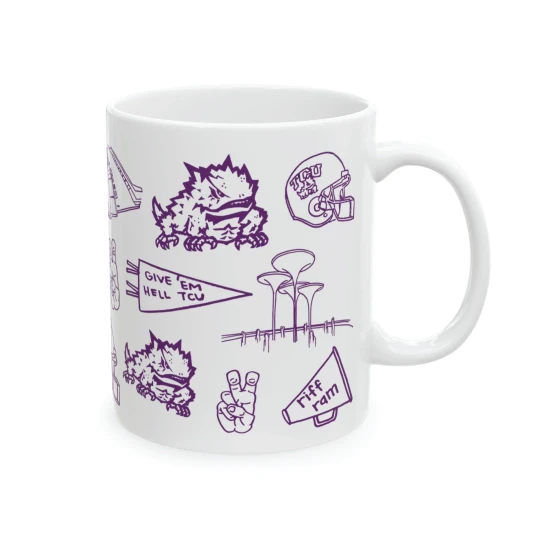 Victory Lap TCU 11oz Mug