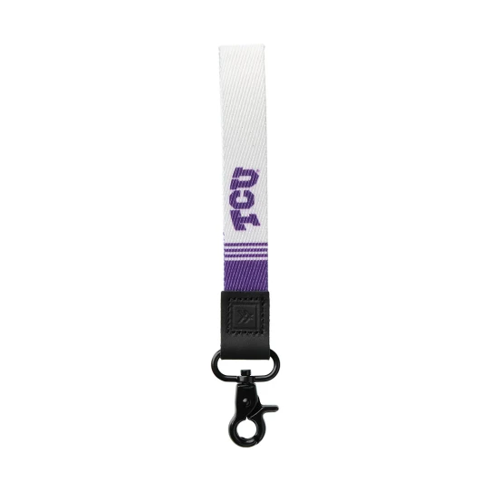 Thread Wallets TCU Wrist Lanyard in TCU White side view