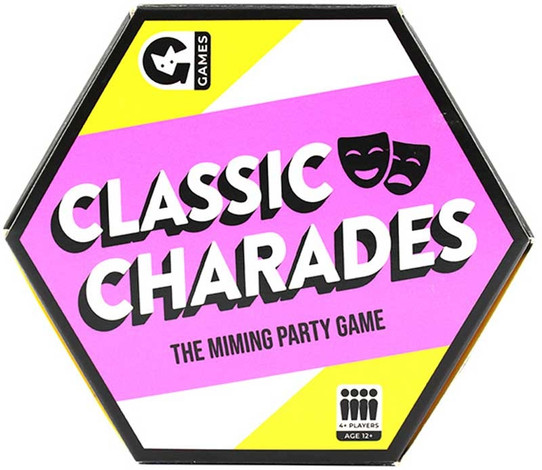 Professor Puzzle Charades Family Card Game packaging detail