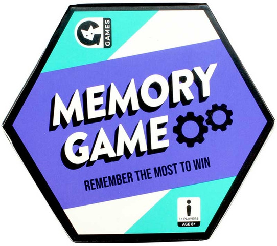 Professor Puzzle Memory Family Card Game packaging