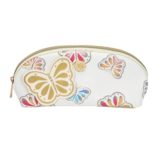 Packed Party Gold Butterfly Pencil Pouch gold butterfly full view