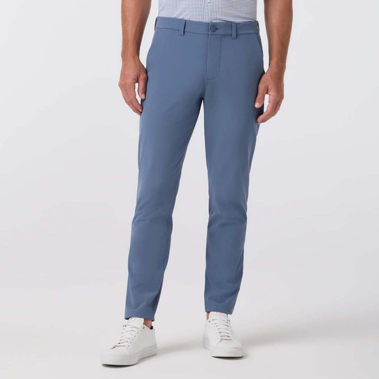 Mizzen+Main Helmsman Slim Chino Dark Slate front view