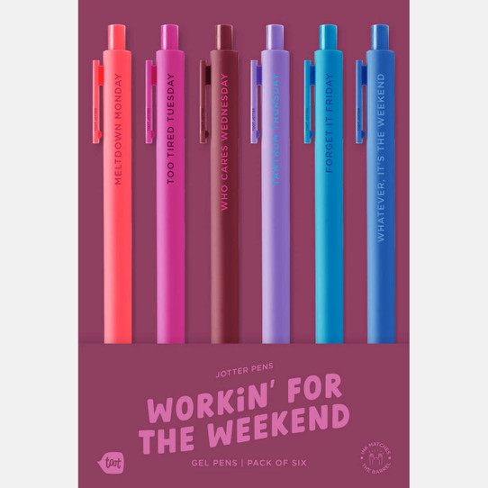 Talking Out Of Turn Workin' For The Weekend Pen Set