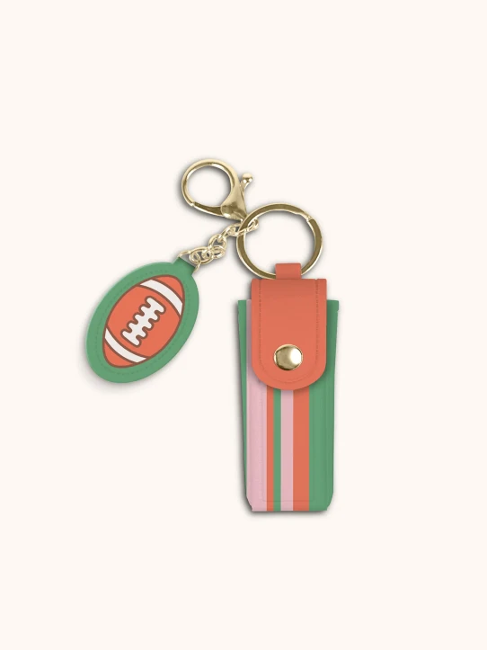 Game Day Lip Balm Holder Key Chain