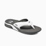 Reef Men's Fanning Sandals Grey/White bottom view