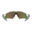 Oakley Men's Radar EV Path sunglasses in polished white with Prizm Sapphire lenses.