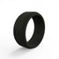 Qalo Men's Black Step Edge Q2X Silicone Ring Qalo Men's Black Step Edge Q2X Silicone Ring
