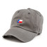 TYLER'S Charcoal Texas Flag Cap Charcoal Grey front view