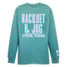 Racquet & Jog Seafoam Long Sleeve Comfort Color Pocket Tee