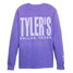 TYLER'S Violet Long Sleeve Comfort Color Pocket Tee Dallas back view