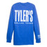 TYLER'S Blue Long Sleeve Comfort Color Pocket Tee back view