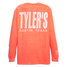 TYLER'S Neon Red Long Sleeve Comfort Color Pocket Tee