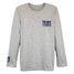 TYLER'S Grey/Navy Long Sleeve Cuffless Tee side view