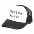 TYLER'S Shotgun Willie Trucker Hat in tan and brown mesh design