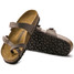 Birkenstock Kids' Mocha Birkibuc Mayari Sandals angled view