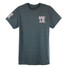 TYLER'S Dark Heather/Azalea Block Tee - Racquet & Jog front view
