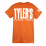 TYLER'S Texas Orange/White Block Tee Austin detail view