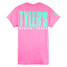 TYLER'S Azalea/Bright Mint Block Tee Austin colorblock