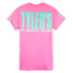 TYLER'S Azalea/Bright Mint Block Tee Ft. Worth front
