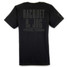 TYLER'S Black/Black Block Tee in Racquet & Jog colorway, back view