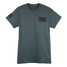 TYLER'S Dark Heather/Black Block Tee The Woodlands front view
