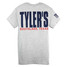 TYLER'S Grey/Navy Block Tee back view Southlake