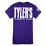 TYLER'S Purple/White Tee Purple/White detail view