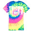 TYLER'S Neon Rainbow Tie Dye Tee