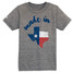 Toddlers' Heather Grey Made In Texas Tee Toddlers' Heather Grey Made In Texas Tee