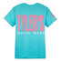 TYLER'S Lagoon Blue/Baby Pink Comfort Color Tee