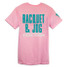 Racquet & Jog Blossom Pink/Teal Comfort Color Tee