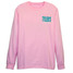 TYLER'S Blossom Pink/Teal Long Sleeve Comfort Color Tee front view