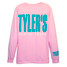 TYLER'S Blossom Pink/Teal Long Sleeve Comfort Color Tee