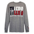 TYLER'S Grey/Texas Flag Long Sleeve Track Tee Austin back view