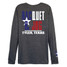 Racquet & Jog Dark Grey/Texas Flag Long Sleeve Track Tee