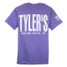 TYLER'S Violet Comfort Color Pocket Tee Round Rock back view