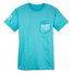 TYLER'S Light Blue Comfort Color Pocket Tee pocket detail