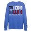 TYLER'S Blue/Texas Flag Long Sleeve Comfort Color Pocket Tee back view
