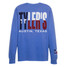 TYLER'S Blue/Texas Flag Long Sleeve Comfort Color Pocket Tee Austin back view