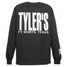 TYLER'S Black/White Long Sleeve Block Tee