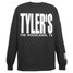 TYLER'S Black/White Long Sleeve Block Tee