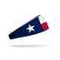 JUNK Texas Flag Headband in blue and red with white star design