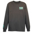 TYLER'S Charcoal and Mint Long Sleeve Block Tee in color blocking design