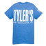 TYLER'S Light Blue/White Block Tee - The Woodlands